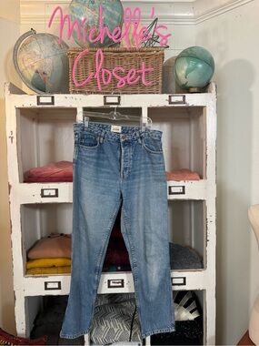 Sezane button fly jeans